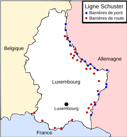 Mapa de la Línea Schuster