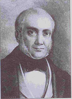 Ilustración y cita sobre la apariencia y forma de vida de Braulio Carrillo en 1840 según John Lloyd Stephens