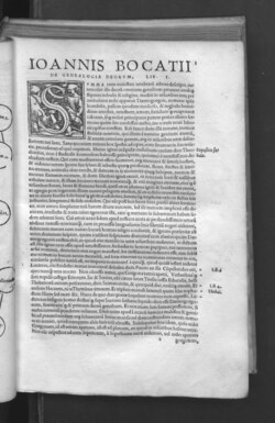 Portada histórica de la Genealogia deorum gentilium publicada en 1532