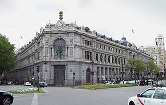 Sede central del Banco de España en Madrid