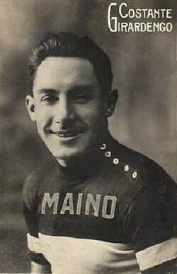 Retrato de época de Costante Girardengo