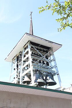 Estructura de un carillón en el Oratorio de San José