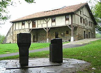 Caserío en el Chillida-Leku en Hernani, Guipúzcoa