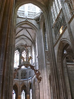Nave interior de la iglesia de Saint-Maclou