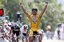 David de la Fuente compitiendo en la Vuelta a Alemania de 2008