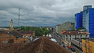 Área residencial en la Amazonia.