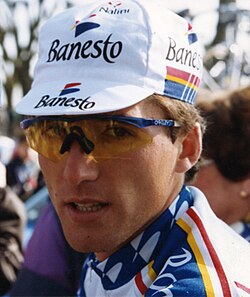 Stéphane Heulot durante la París-Niza de 1993