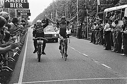 Ludo Peeters durante la temporada ciclista de 1982