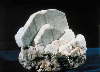 Ejemplar representativo de minerales del grupo de los feldespatos