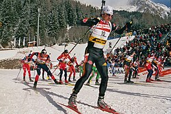 Salida en masa en 2006 en Antholz-Anterselva
