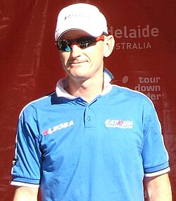 Dmitri Konyshev en su etapa como ciclista profesional