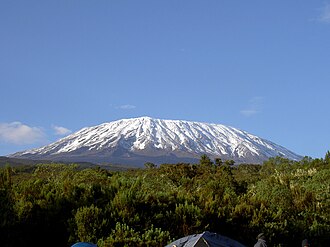 Volcán del Kilimanjaro en Tanzania