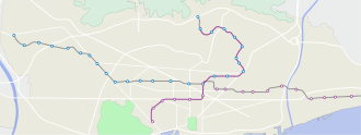 Plano del proyecto original de la línea II
