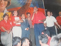 Líderes liberales en campaña