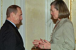 Corresponsal del Journal con Vladimir Putin