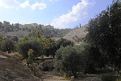 Valle de Hinom, asociado históricamente con la Gehena