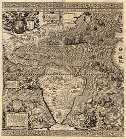 Cartografía histórica de América de Diego Gutiérrez