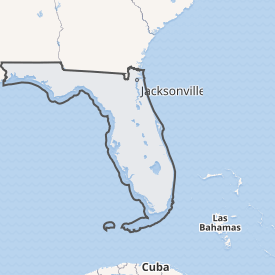 Mapa detallado del estado de Florida