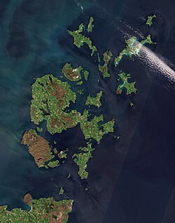 Paisaje costero de las islas Orcadas