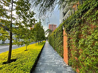 Acera en Ciudad de Guatemala