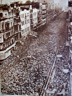 Entierro de Eva Perón
