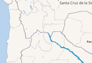 Mapa de localización de la cuenca del Bermejo