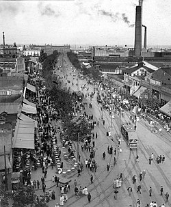 Avenida Parallel de Barcelona en 1913