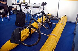 Prototipo de bicicleta anfibia