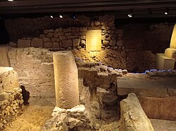 Restos arqueológicos romanos en el Museo de Historia de Barcelona