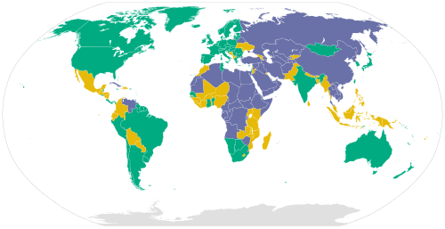 Mapa de la libertad 2018 de Freedom House