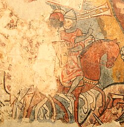 Pinturas murales que representan la conquista de Mallorca