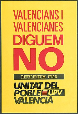 Cartel de Unitat del Poble Valencià