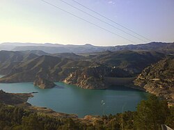 Vista del embalse de la Fuensanta