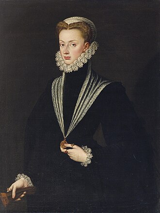 Retrato de Juana de Austria atribuido a Sofonisba Anguissola.