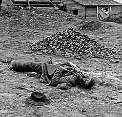 Soldado estadounidense fallecido en 1865