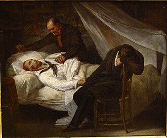 La muerte de Géricault por Ary Scheffer