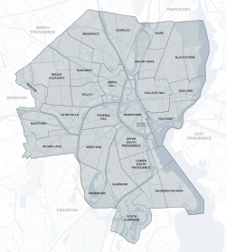 Mapa de Providence
