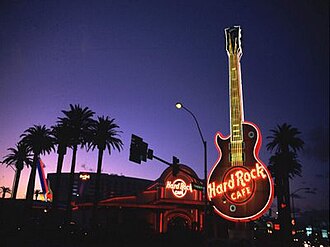 Establecimiento de Hard Rock Café en Estados Unidos