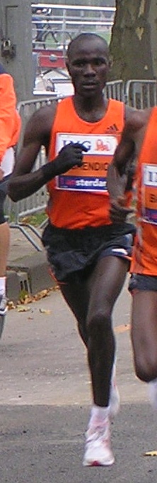 Solomon Bushendich en plena carrera