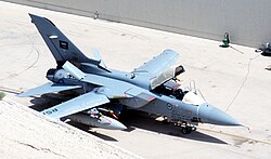 Tornado ADV F.3 de la Fuerza Aérea Saudí.