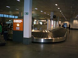 Zona de recogida de equipajes