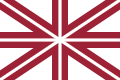 Bandera de proa de la marina letona