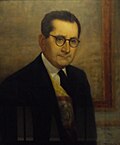 Retrato fotográfico institucional de Eduardo Santos Montejo