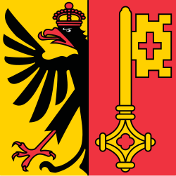 Bandera de la ciudad y cantón de Ginebra