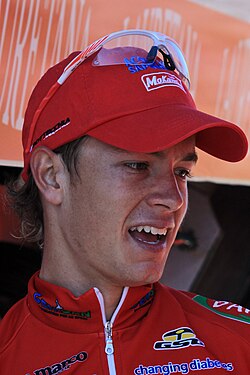 Carlos Betancur compitiendo en el Giro de Italia