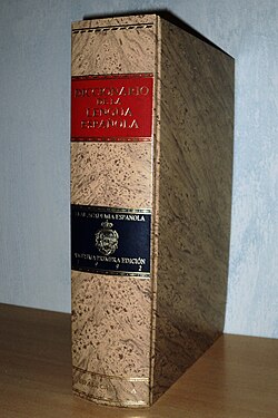 Ejemplar de la vigesimoprimera edición