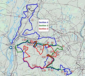 Pelotón de ciclistas durante la Amstel Gold Race 2012