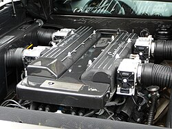 Motor V12 de un Lamborghini Murciélago