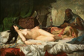 La odalisca, obra de Mariano Fortuny realizada en 1861