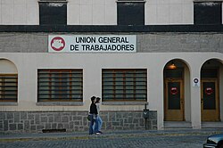 Sede de la UGT en Ávila